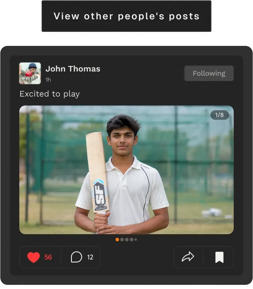 Player: View other people's posts
